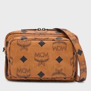 MCM men ‘Aren’ visetos small crossbody bag